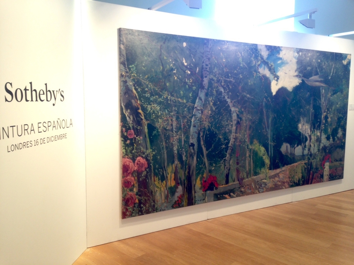 Sotheby»s expone en Madrid pinturas de Sorolla o Joaquín Mir antes de su subasta en Londres