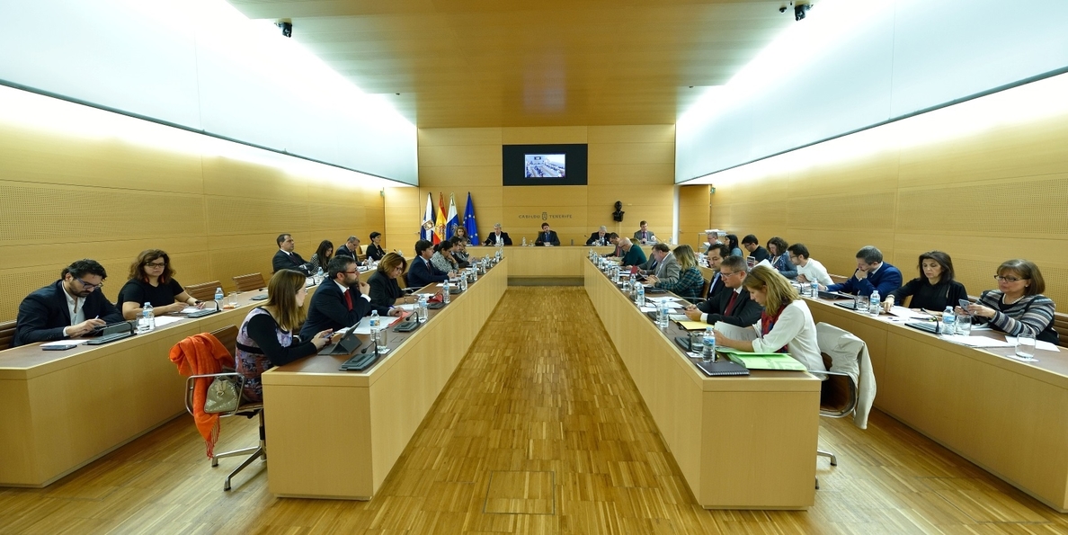 El Pleno del Cabildo de Tenerife, con la abstención de Podemos, aprueba el traspaso del Parque Nacional del Teide