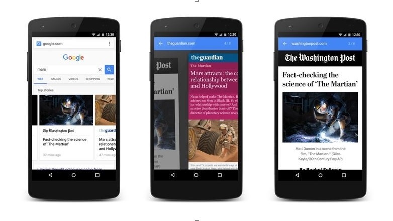 Google activará en enero la aceleración de webs en dispositivos móviles