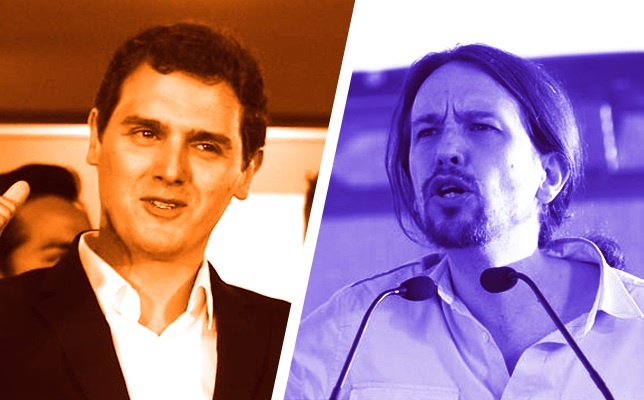 Pablo Iglesias y Albert Rivera protagonizarán hoy un »cara a cara» ante universitarios