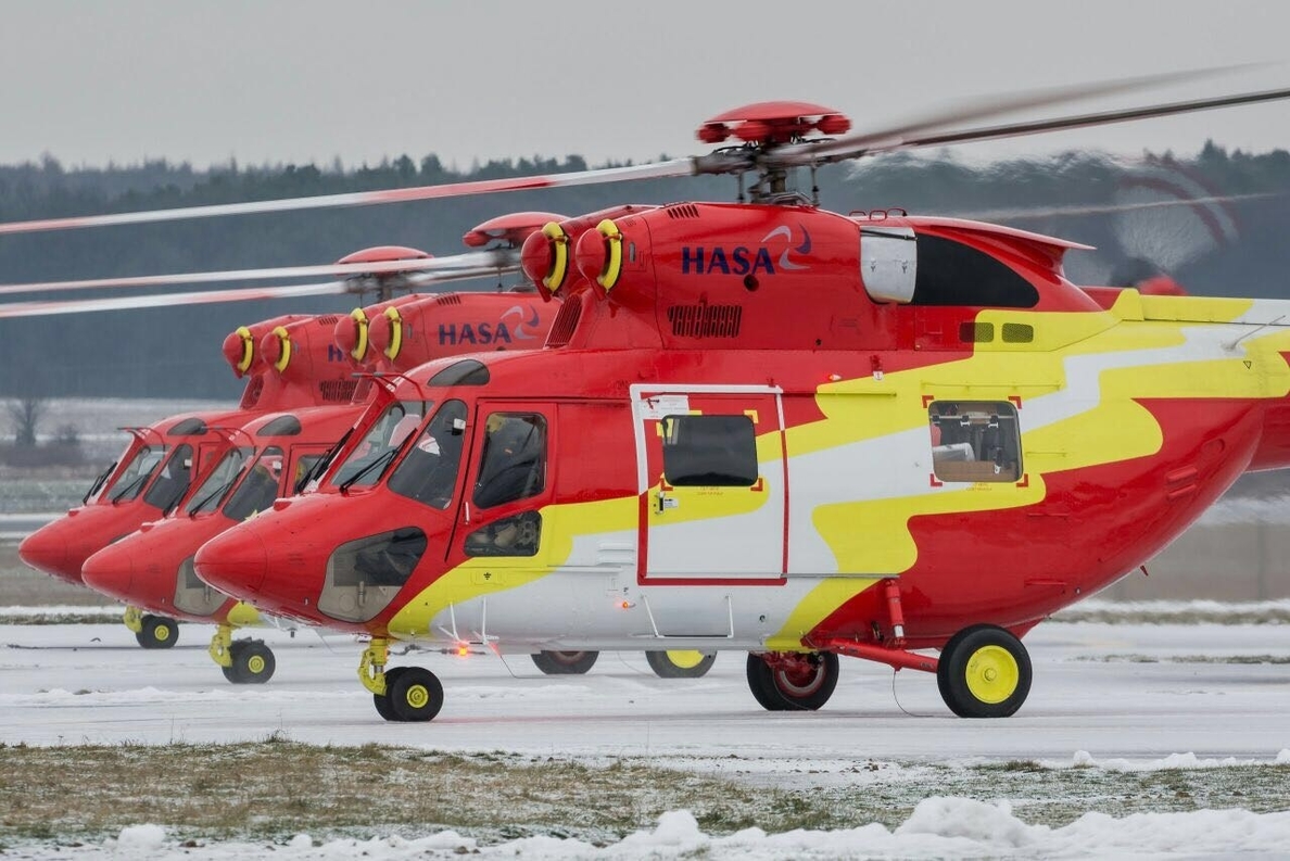El Gobierno de Canarias dispone de tres nuevos helicópteros de búsqueda, rescate y lucha contra incendios forestales