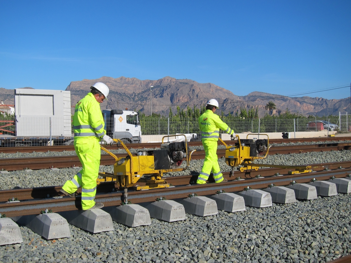 Las obras de la plataforma del AVE a Murcia se encuentran ya al 95% de ejecución