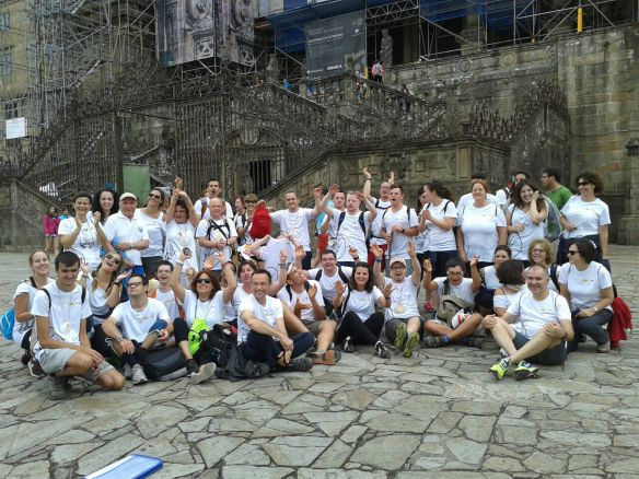 122 kilómetros y 16 sonrisas de jóvenes con Down tras completar el Camino de Santiago