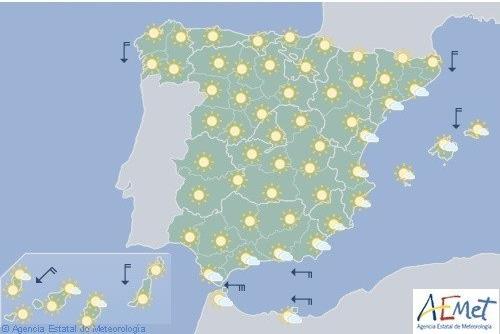 Las temperaturas ascienden de manera acusa en Galicia y el Cantábrico