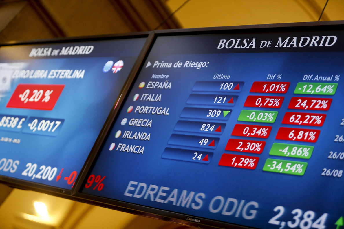 La prima de riesgo española se mantiene por debajo de los 100 puntos básicos