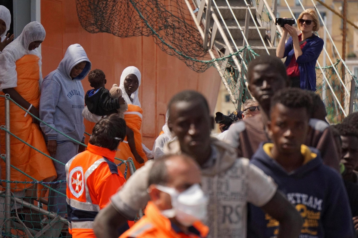 Italia rescata a 6.500 inmigrantes en el Mediterráneo