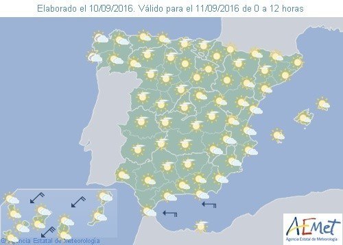 Hoy suben las temperaturas en mitad norte y Extremadura, bajan en el sur