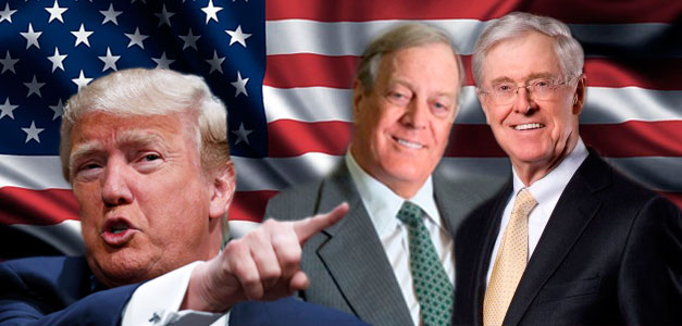 ANÁLISIS: Trump contra los hermanos Koch: La lucha por el alma del Partido Republicano