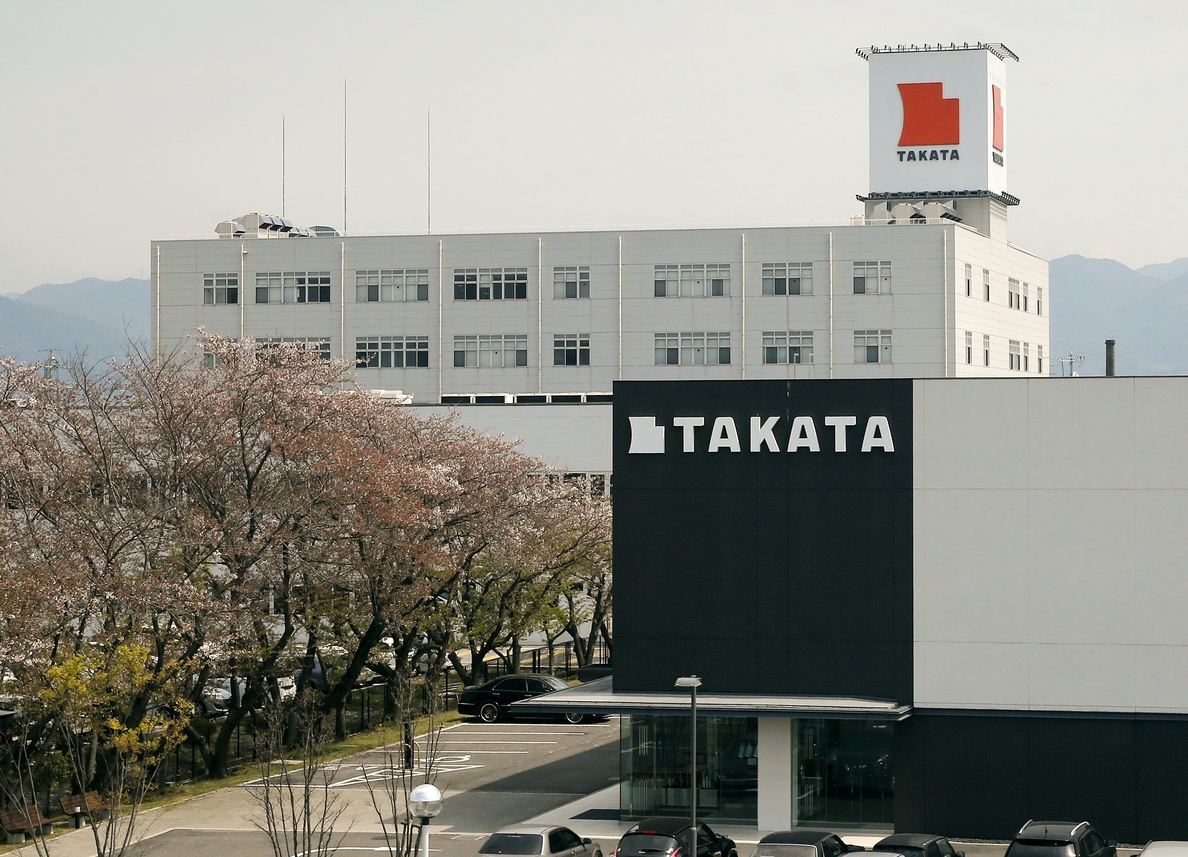 Takata se hunde en Bolsa un 11,6 % ante una posible venta y bancarrota