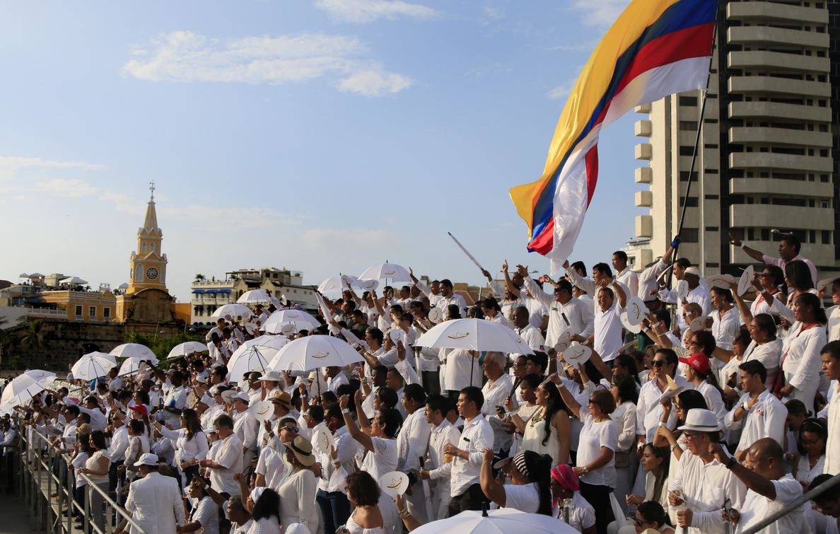 Comienza el acto de la firma de la paz de Colombia