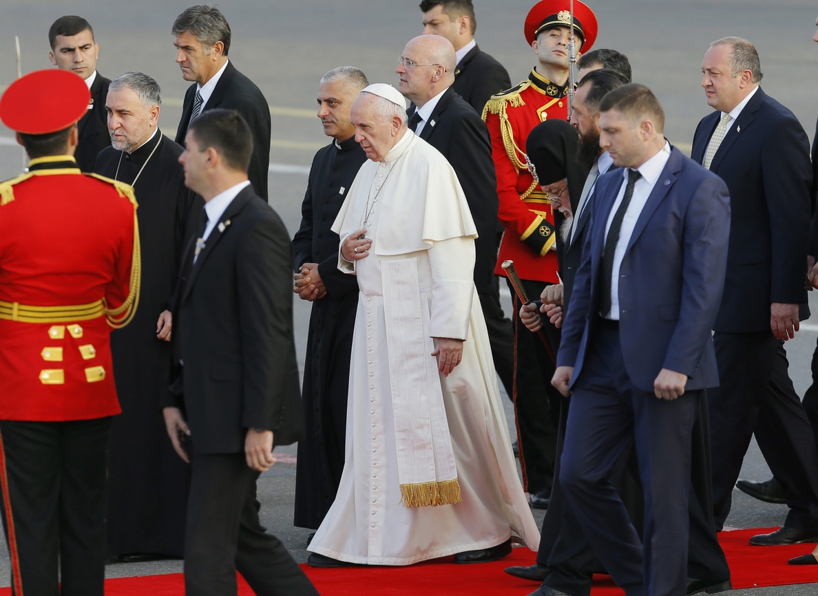 El Papa fue hoy el párroco para la pequeña comunidad católica del Azerbaiyán musulmán