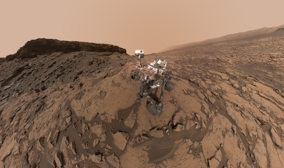 El Curiosity se toma un »selfie» en su nueva exploración por Marte