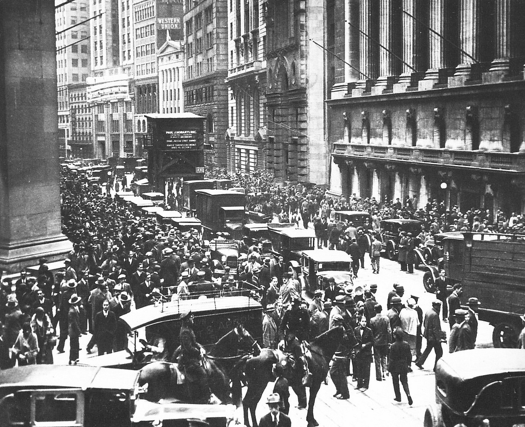 La caída de Wall Street provoca el inicio de la Gran Depresión del 29
