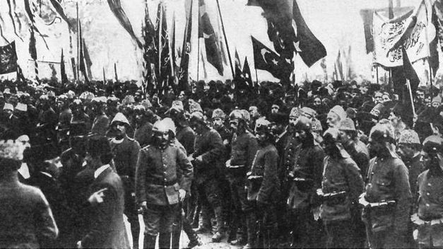 El Imperio otomano entra en la Primera Guerra Mundial