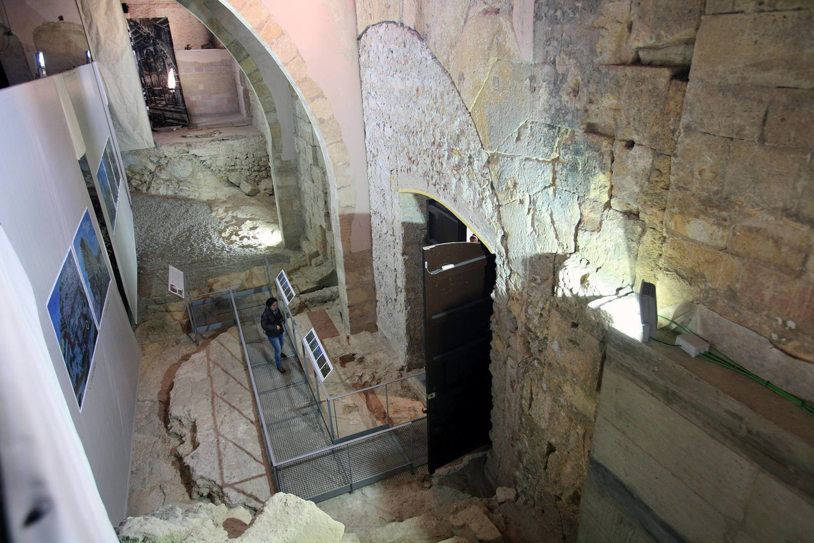 Abren al público los restos del templo de Augusto en la catedral de Tarragona