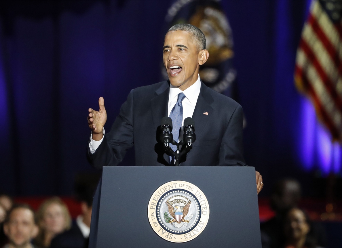 Obama pasa el testigo del «cambio» a los ciudadanos en un optimista y emotivo adiós