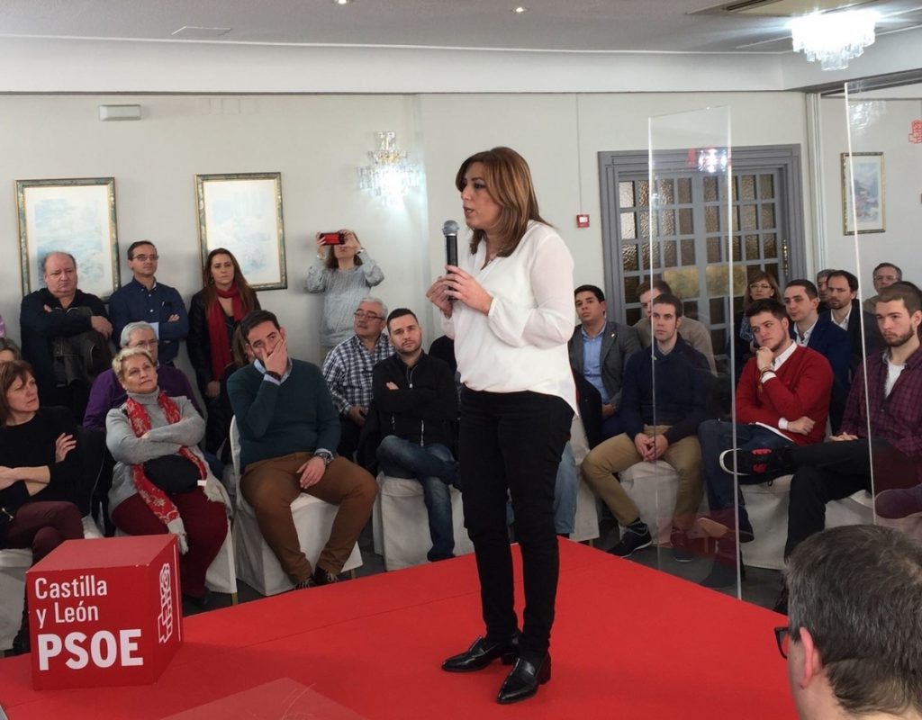 Susana Díaz sobre la candidatura de Patxi López: «En el PSOE no sobra nadie»
