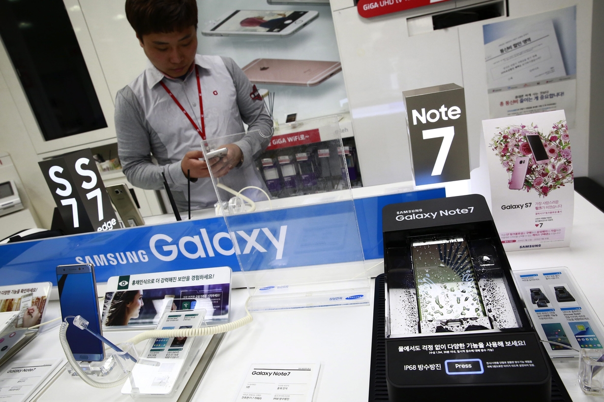 Samsung dice que los defectos en las baterías provocaron los incendios del Galaxy Note 7