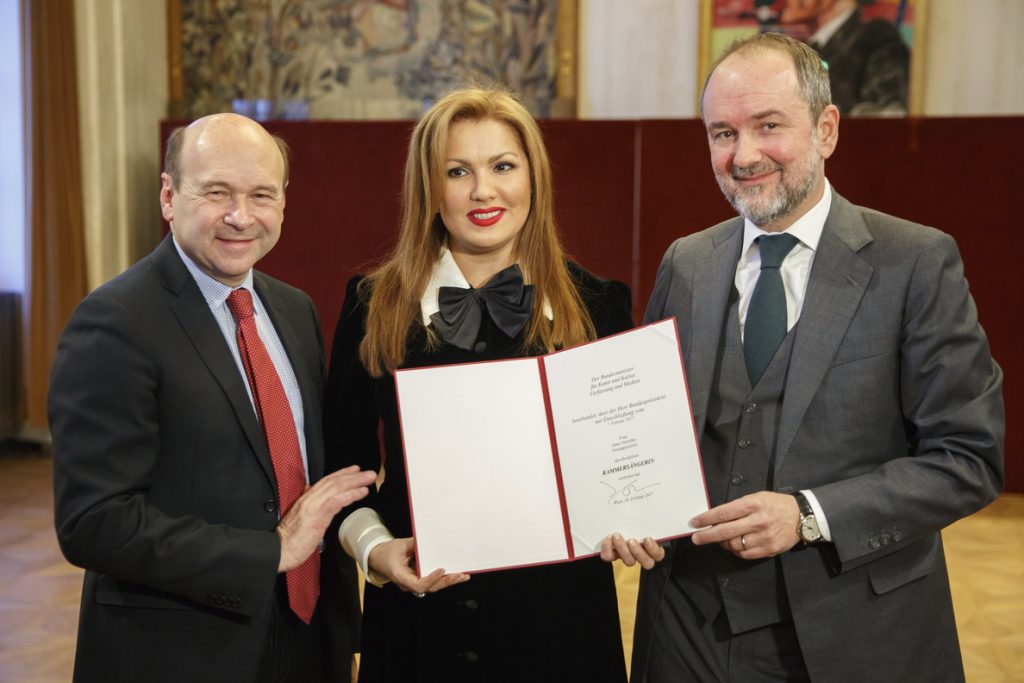 Austria concede a Anna Netrebko el prestigioso título de cantante de cámara