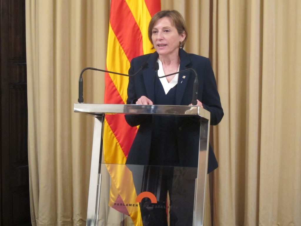 Forcadell dice que no le constan reuniones entre Gobierno y Generalitat