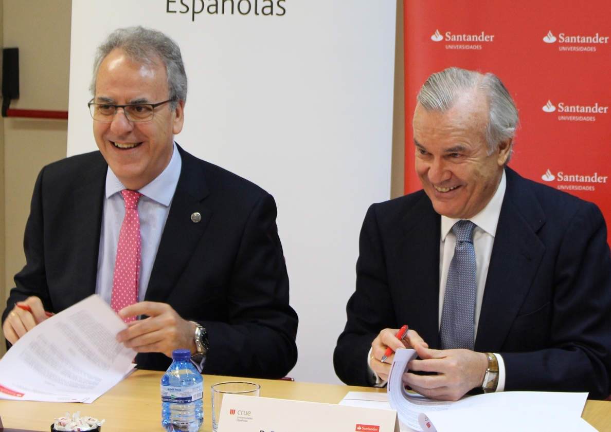 Crue Universidades Españolas renueva su convenio con Banco Santander
