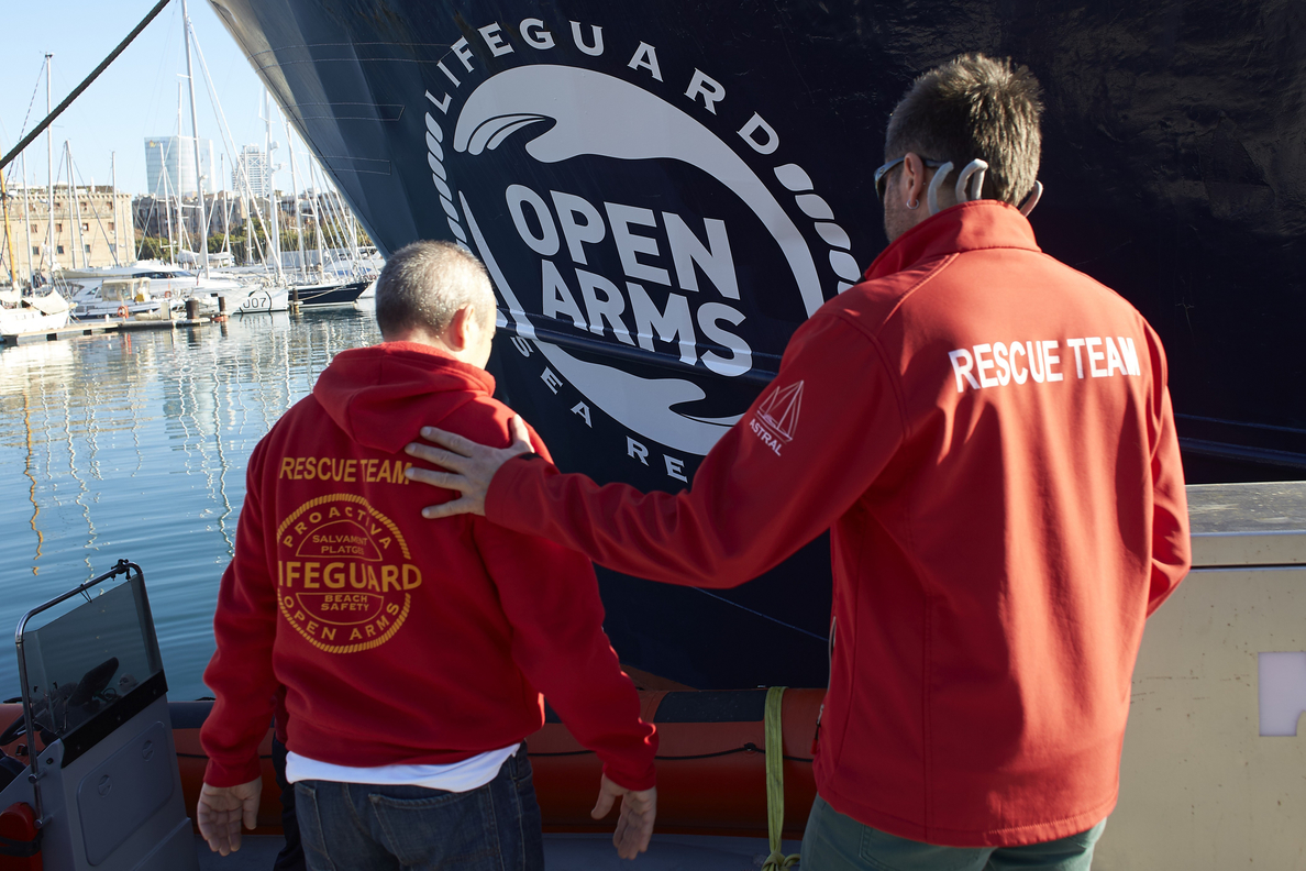 LA ONG española Proactiva Open Arms teme un tercer naufragio en Mediterráneo