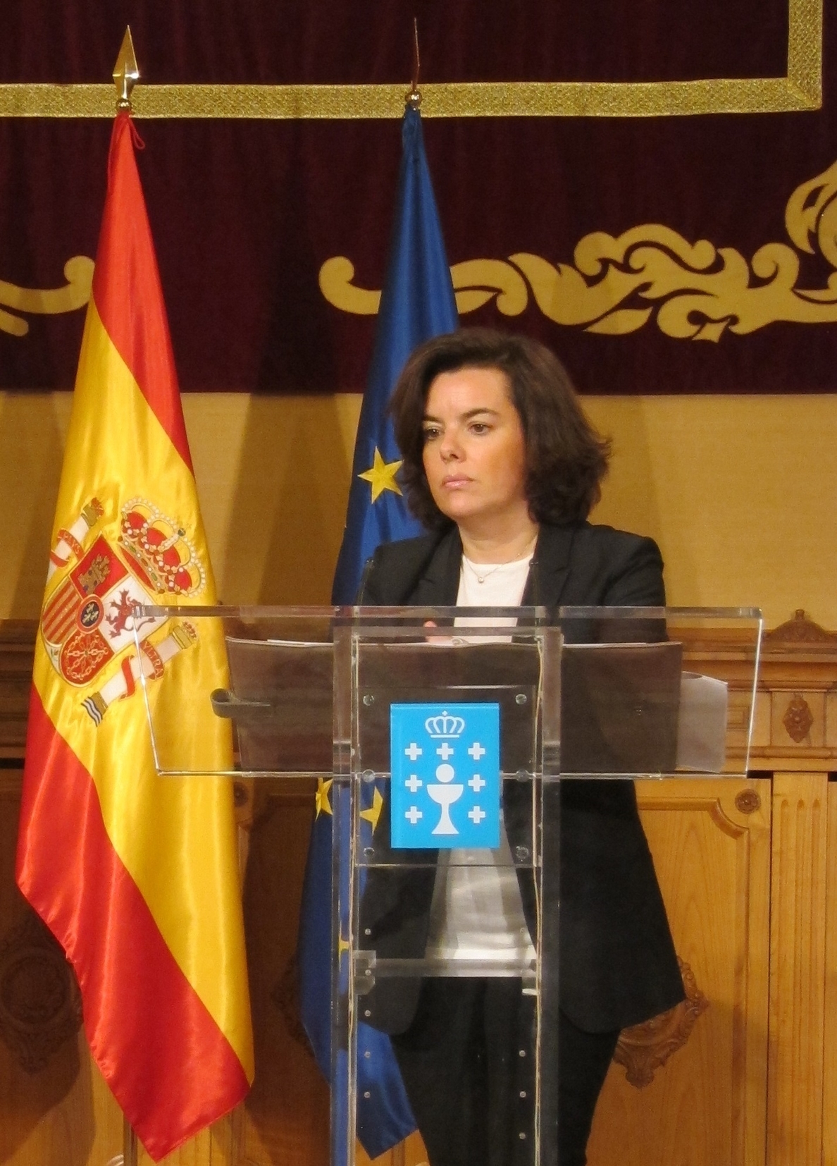 Sáenz de Santamaría: «Es impensable, porque no se va a producir, una Cataluña fuera de España»