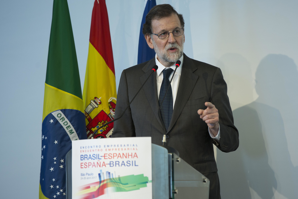Rajoy explica en Brasil sus reformas económicas como receta del crecimiento