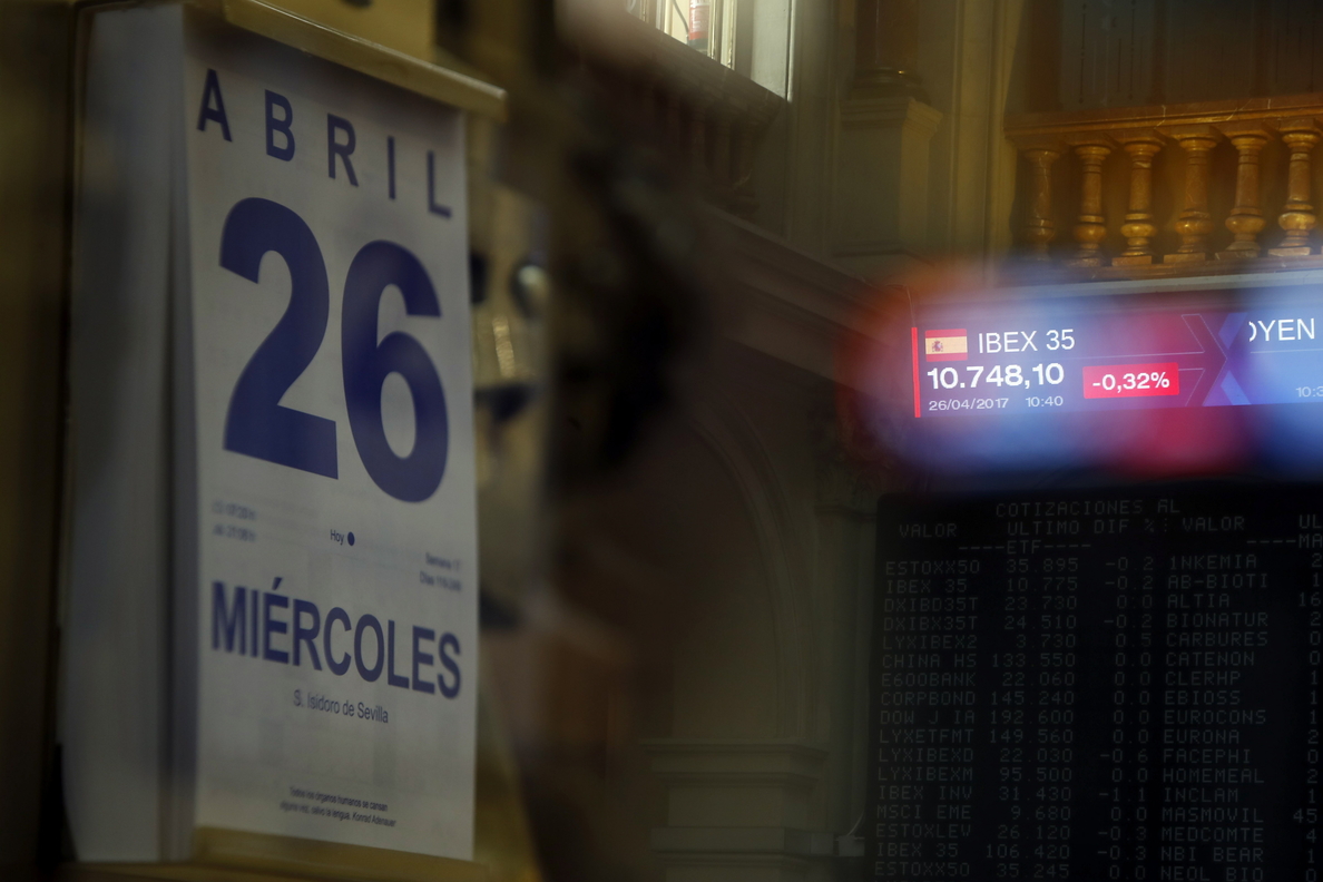 La Bolsa española cambia de signo, cae el 0,16 % y pierde los 10.800 puntos