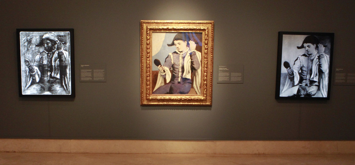 «Arlequín con espejo», cuando Picasso le «torció el cuello» al Clasicismo