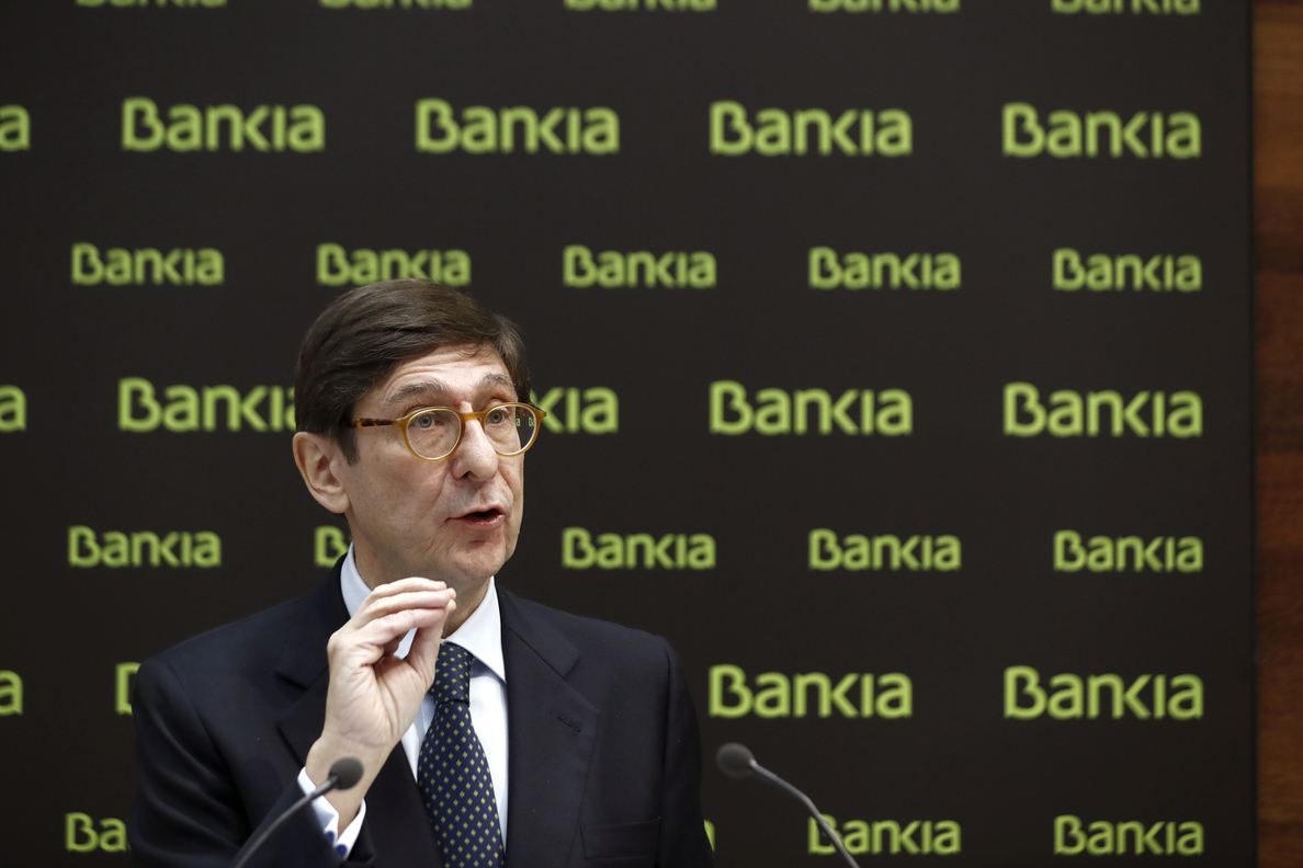 Bankia gana 304 millones hasta marzo, un 28,4 % más, por el tirón del negocio