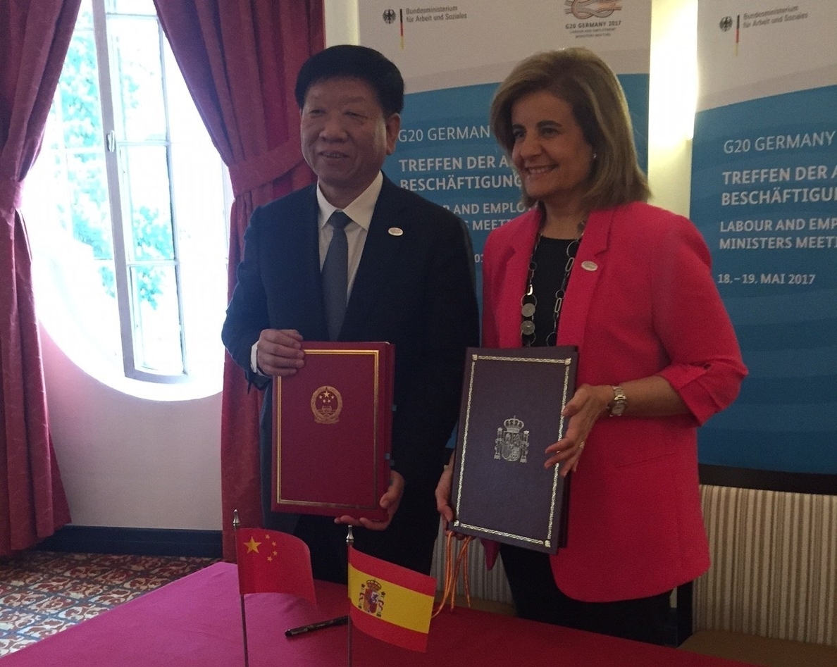 España y China firman el convenio bilateral de Seguridad Social que evitará la doble cotización