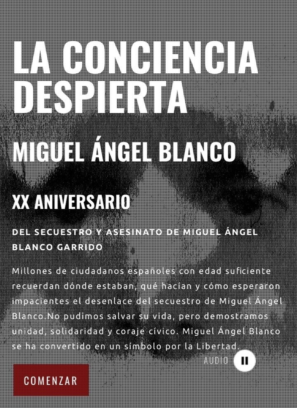 La Fundación Miguel Ángel Blanco presenta su web coincidiendo con el 20º aniversario de su asesinato