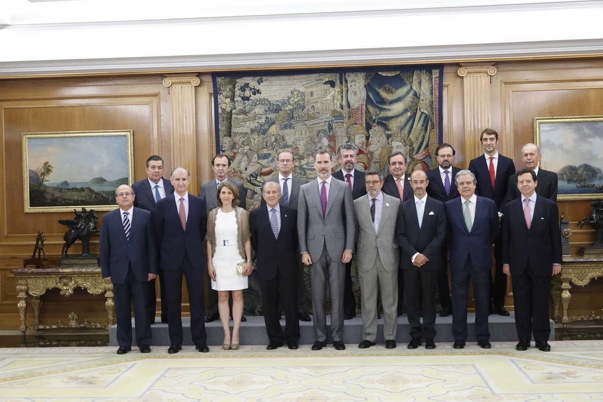 El Rey recibe al Club de Exportadores e Inversores españoles en su vigésimo aniversario