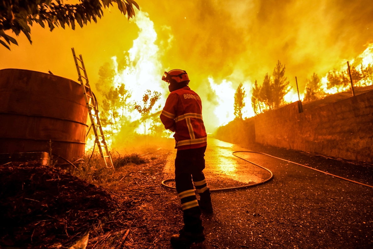 La solidaridad con las víctimas del incendio se dispara en Portugal
