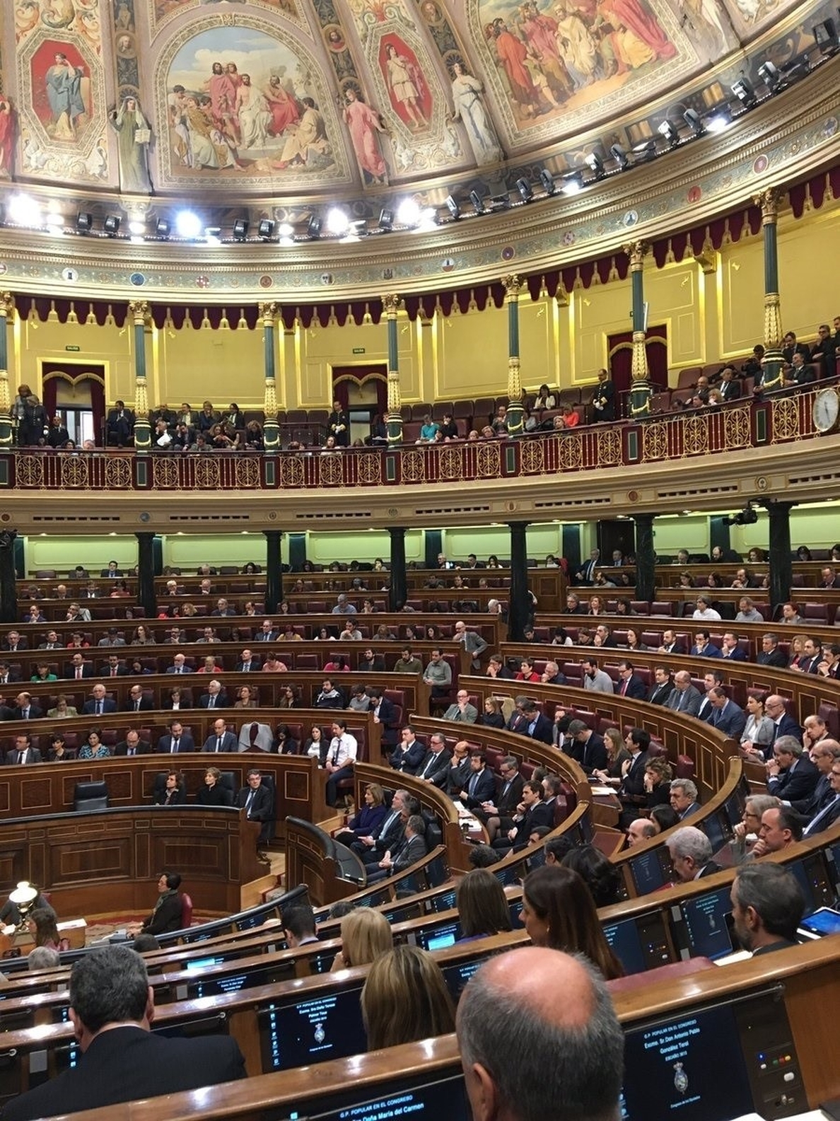 El Pleno del Congreso rechaza el referéndum independentista catalán con el 71% de los votos