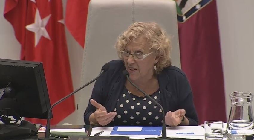 Carmena sobre Mato y Mayer: «Cuando hay imputación por delito de corrupción se debe dimitir pero aquí no hay imputación»