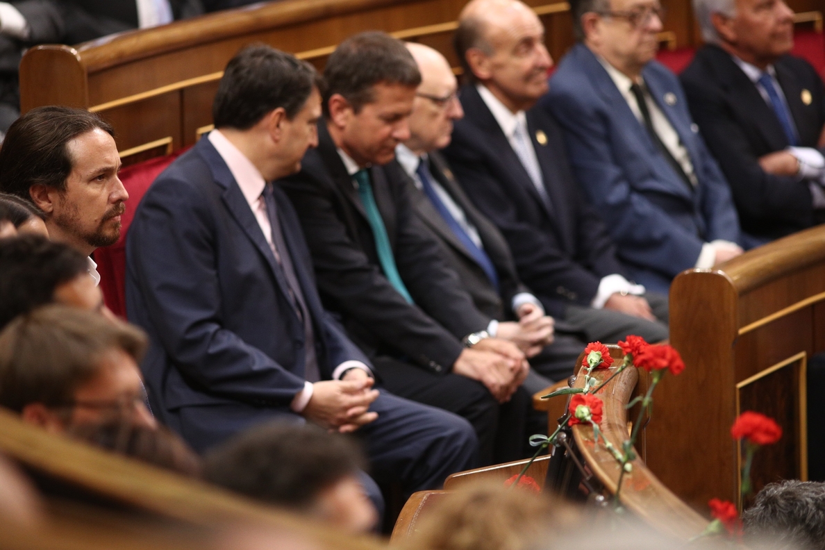 Iglesias critica la «equidistancia» del Rey «entre los demócratas y los que no lo eran»: «No ha estado a la altura»