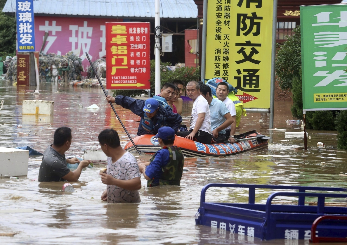 Las inundaciones dejan 18 muertos y 18 heridos en el noreste de China