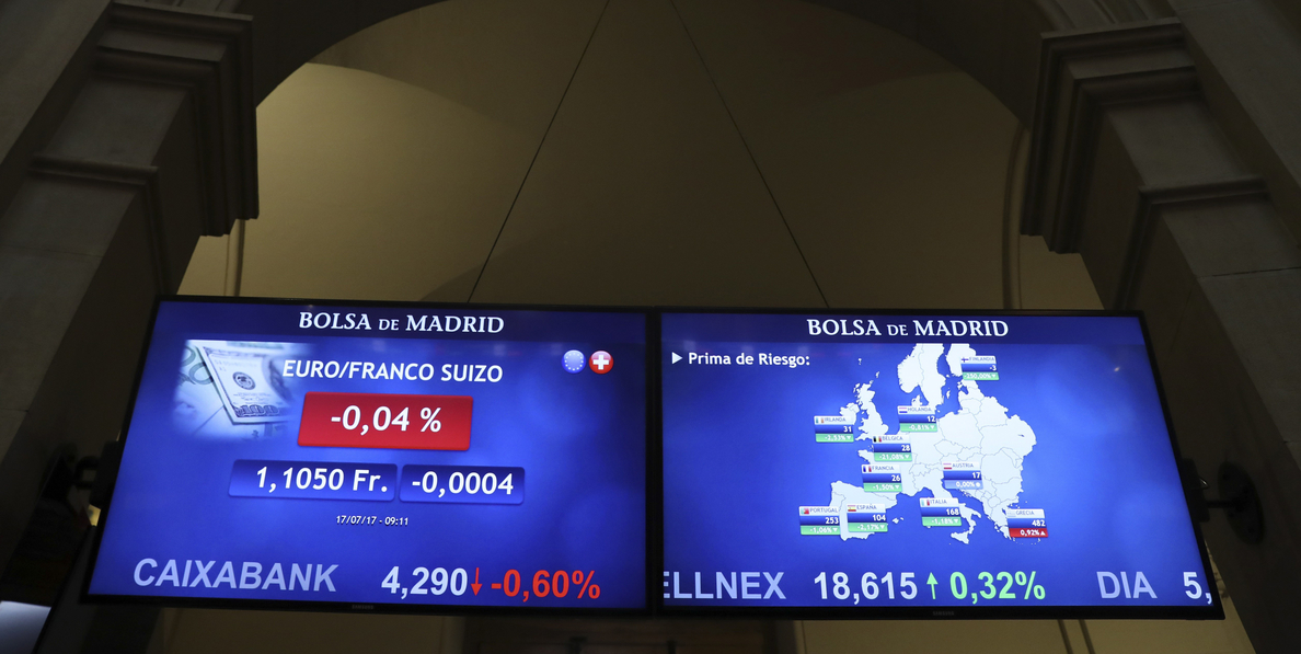 La prima de riesgo española abre sin cambios, en 105 puntos básicos