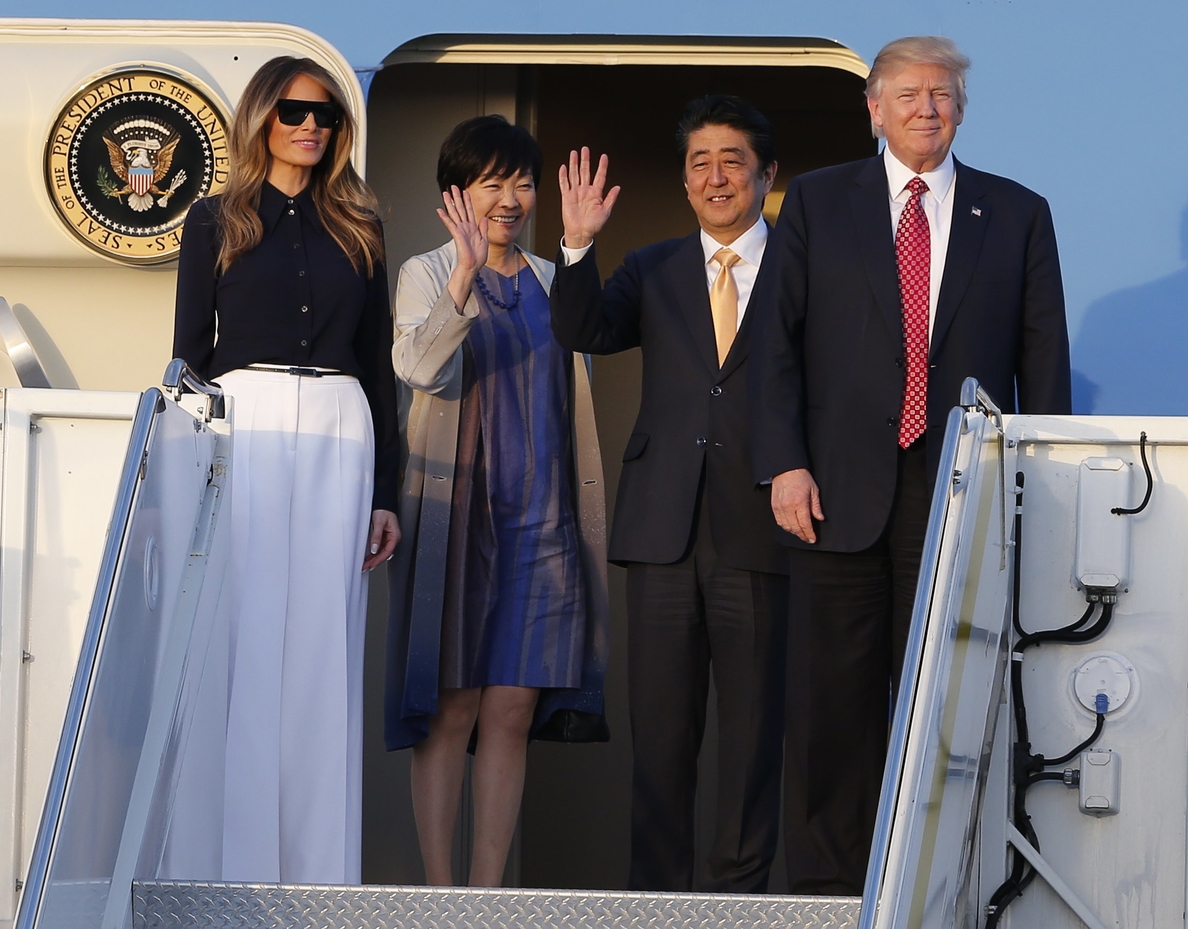 El posible desplante de la mujer de Abe a Trump se vuelve tendencia en Japón