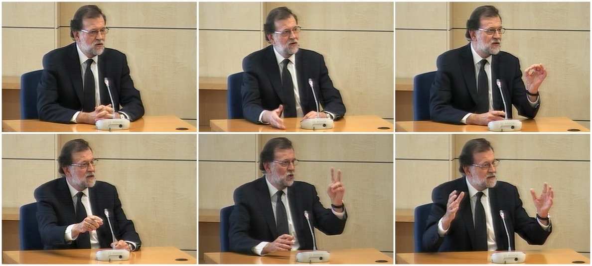 Respuestas de Rajoy a los distintos bloques de preguntas formuladas en su declaración en la Audiencia Nacional