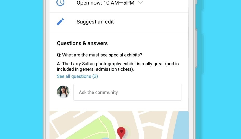 Google anuncia el lanzamiento global del apartado de »Preguntas y Respuestas» de Google Maps para Android
