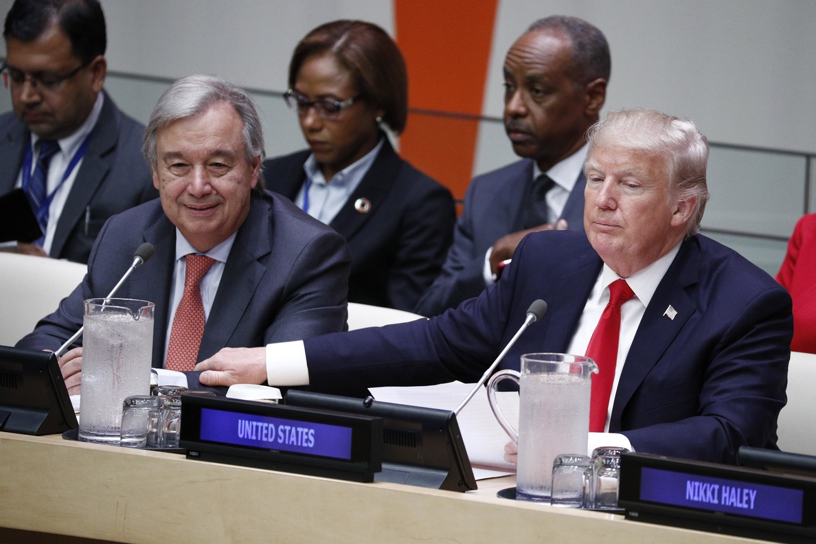 Trump defiende que la ONU necesita reformas y alaba los planes de Guterres