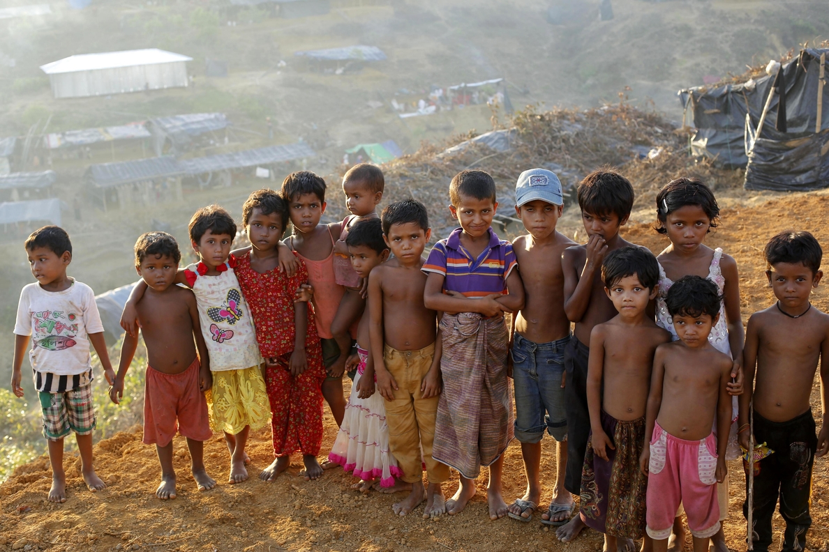 Cuarenta mil niños rohinyás en Bangladesh sufren de malnutrición severa