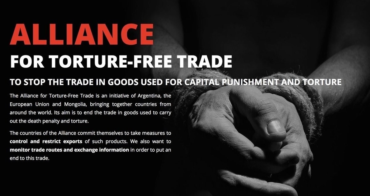España, en la alianza mundial contra el comercio de artículos para la tortura y la pena capital
