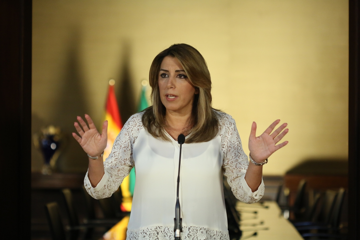 Susana Díaz destaca «la estabilidad y el horizonte despejado» que supone contar con un presupuesto andaluz para 2018