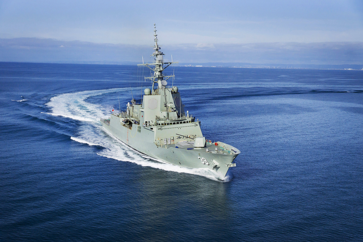 Australia estrena un buque de diseño español para mantener la paz en la región