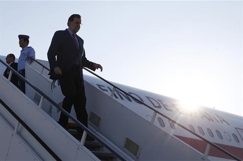 Rajoy llega a Washington para reunirse este martes con Trump en la Casa Blanca