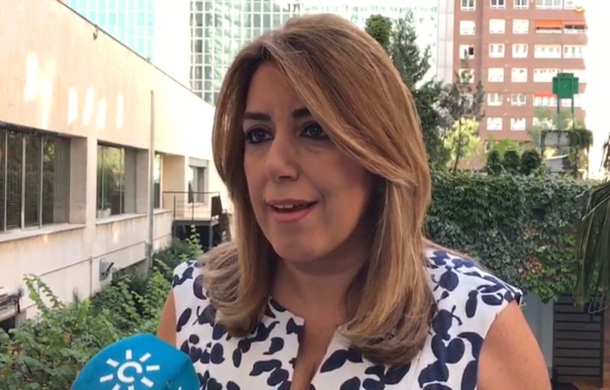 Susana Díaz critica la «mala fe» de Pablo Iglesias por reescribir «con mentiras la historia de Andalucía»